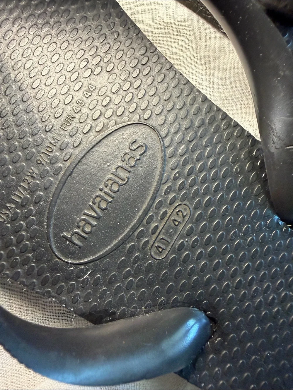 Havaianas Black rubber Flip-flops- unisex